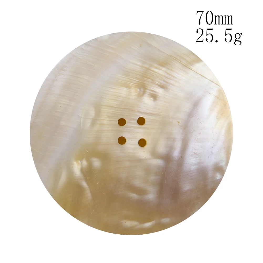 

5PCS 40/50/60/70mm Natural Shell Buttons Sewing Buttons Mother of Pearl MOP Round Seashell Button Craft DIY Sewing Accessories
