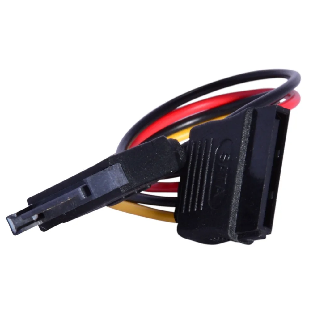 

5 шт. 20 см SATA Мощность расширением в 15-контактный вилка розетка кабель Экстра Длина для жесткий диск SSD