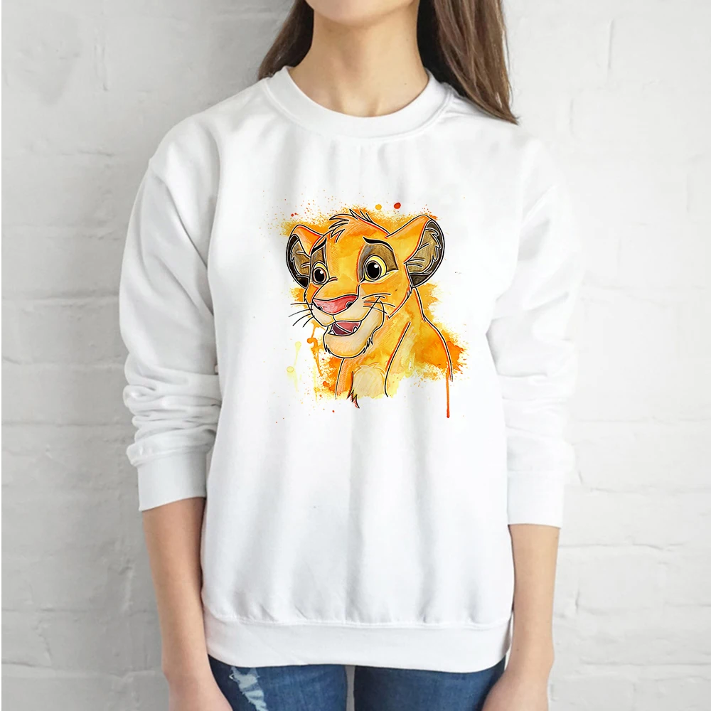 Свитшот Simba Женский модная кофта с капюшоном принтом Дисней Король Лев