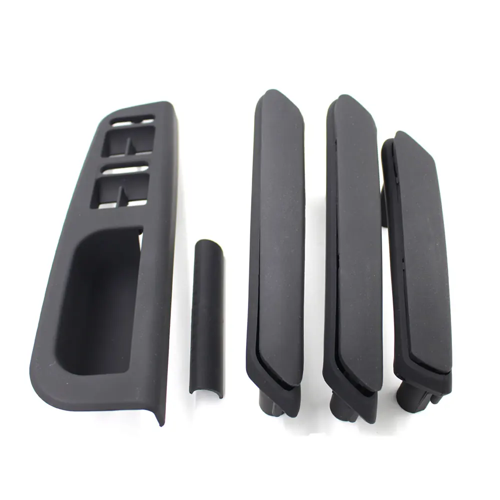 

For VW Passat B5 1998-2005 3B4 867 371 Black Front Right Rear Left Switch Panel Door Pull Grab Handles With Trim Cover 3B186717E