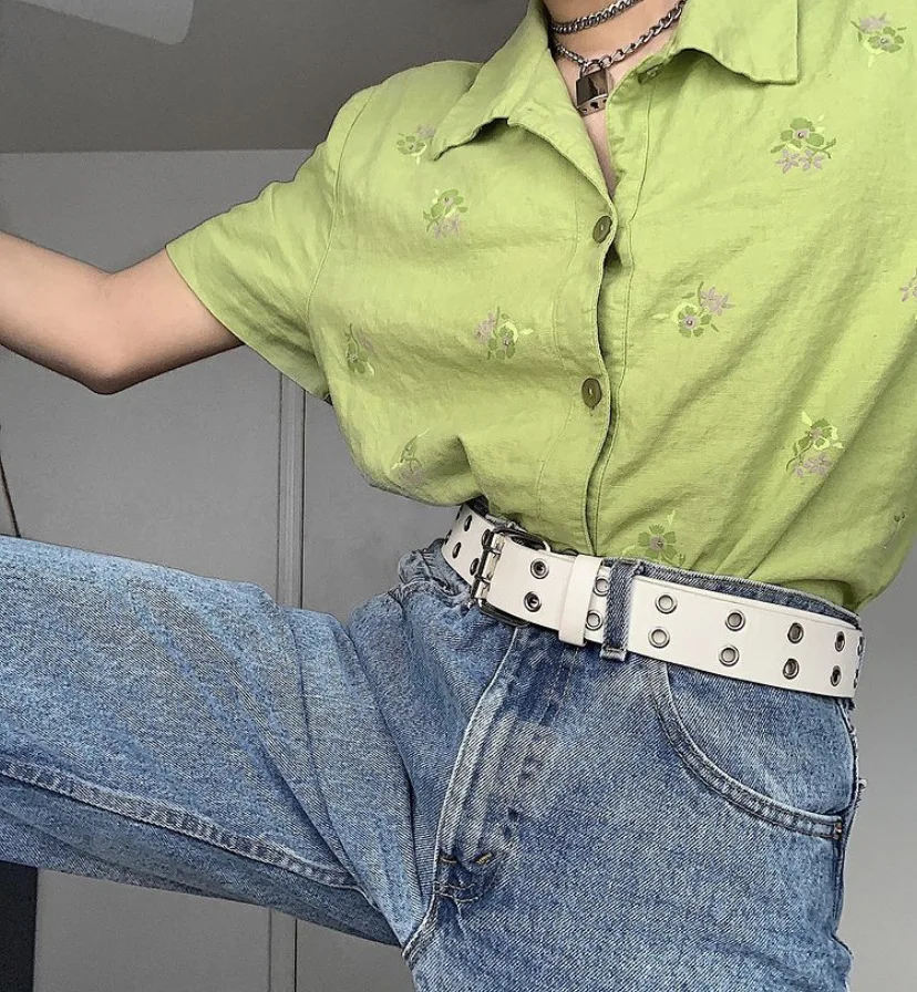 

Vintage Floral Embroidery Tee Shirt Women 2021 Summer Turn Down Collar Short Sleeve Loose Tops Woman Casual Simple T Shirt Chic