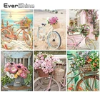 EverShine живопись по номерам пейзаж Раскраска по номерам ручная роспись велосипед Рисование холст домашний Декор подарок