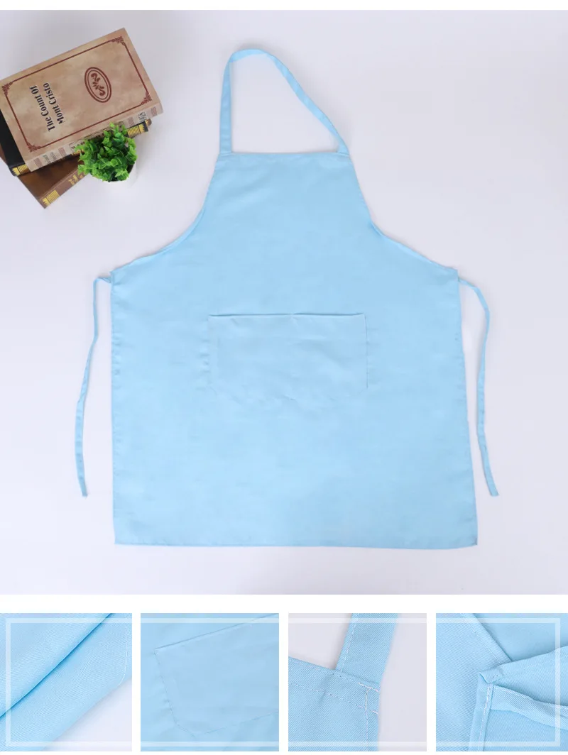 

New apron Kitchen Apron oil and pollution prevention in 2021 spring and Autumn Period