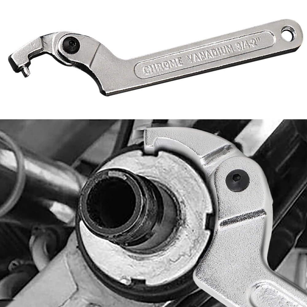 19-51 мм регулируемый размер ручные инструменты крюк гаечный ключ с-образной формы