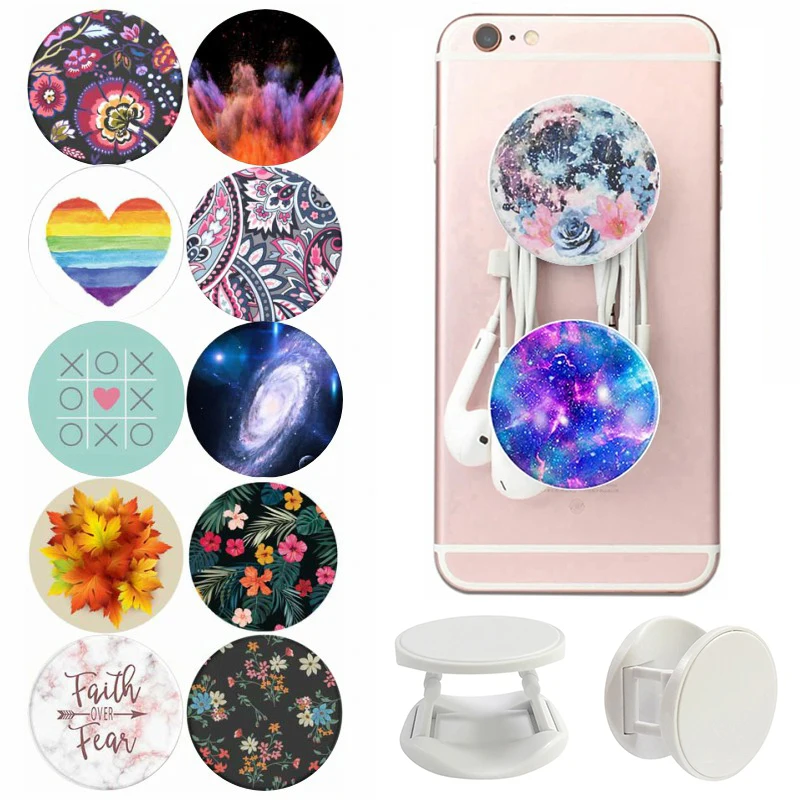 Оригинальный Круглый держатель для смартфона с выдвижной ручкой попсокет ручная