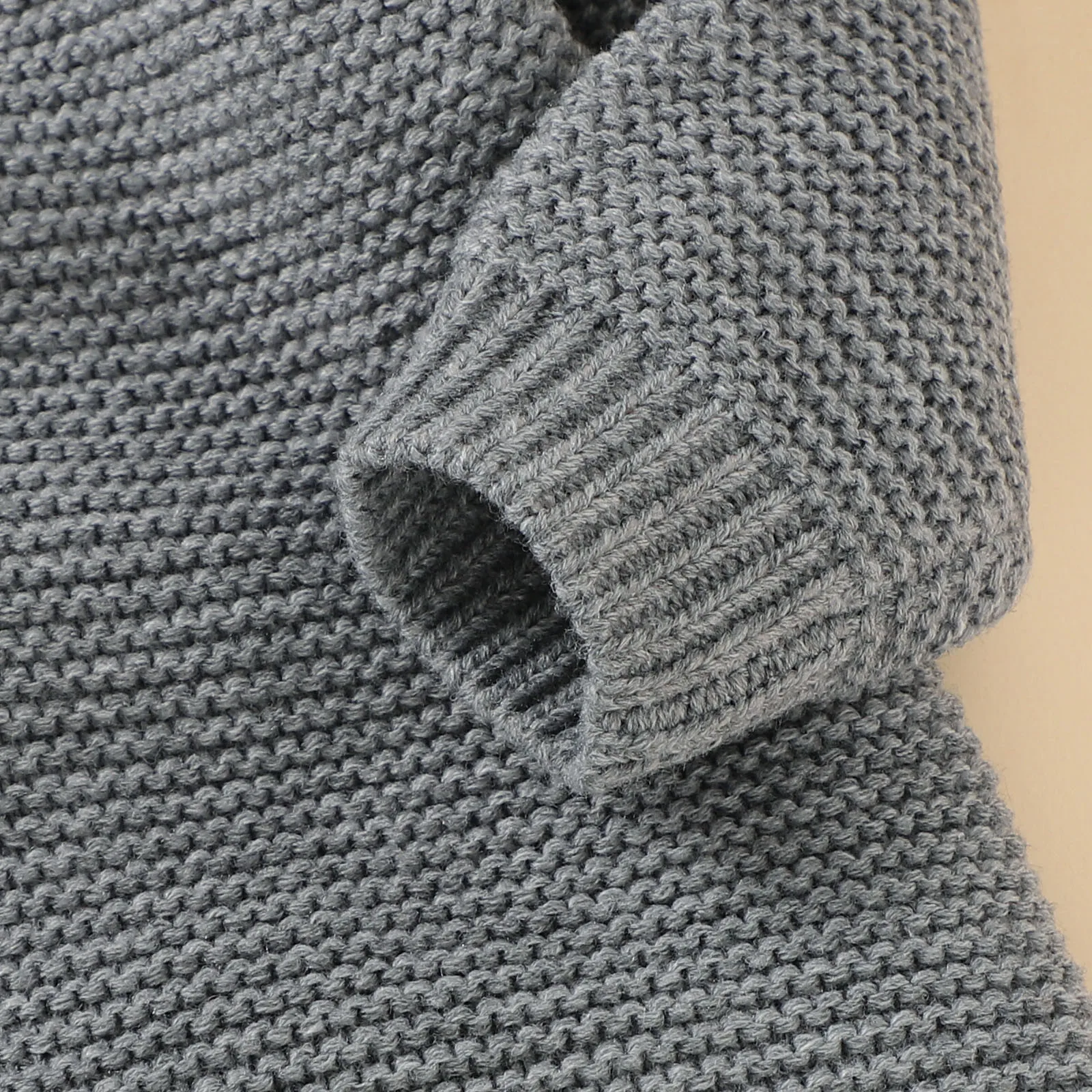 

Baby INS three-dimensional ear hat bodysuit Newborn Baby Girls Boys Winter Warm Knit Outwear Sweater Hooded Romper Jumpsuit Y4