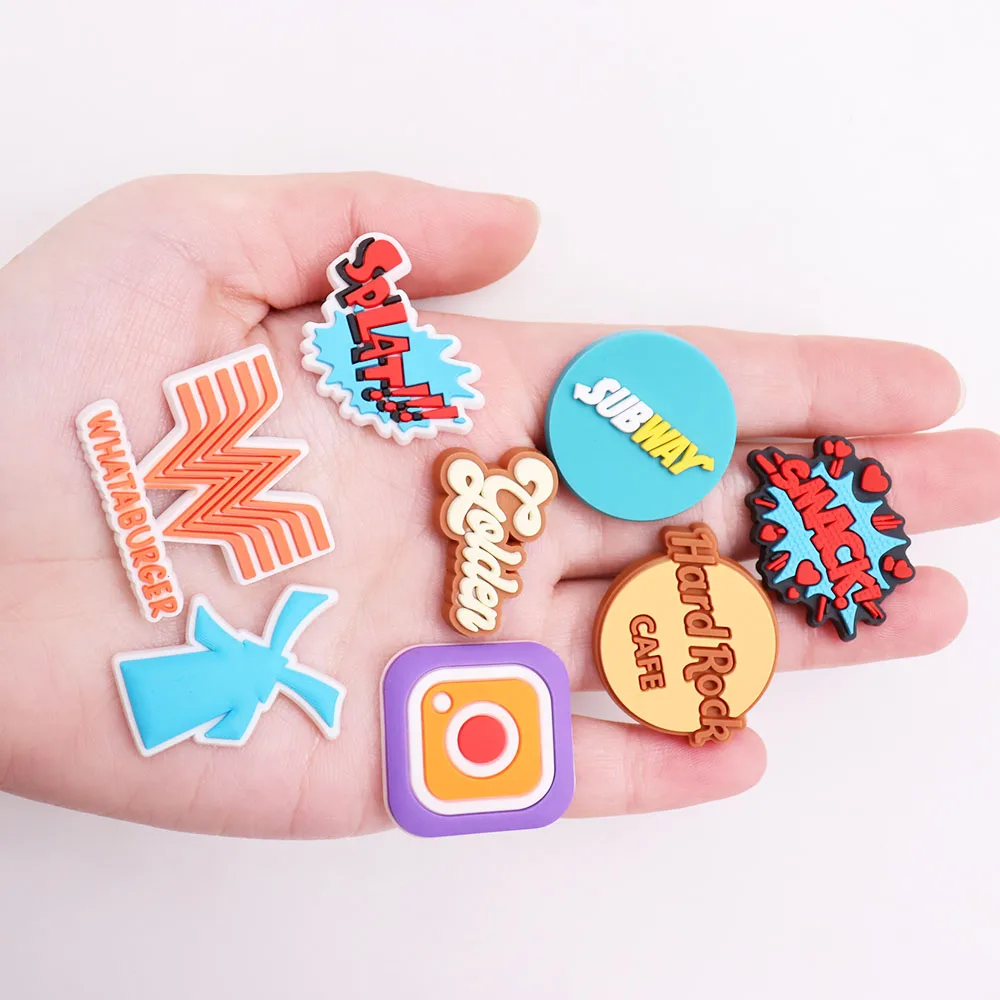 Симпатичные Мультяшные подвески для обуви из ПВХ 1 шт. кавайные Подвески в виде