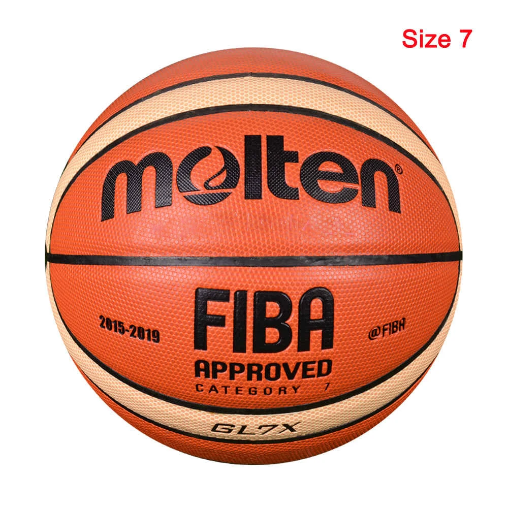 GL7X-Size 7 Открытый Крытый баскетбольный мяч Профессиональный Размер 7 PU с бесплатным подарком детский тренировочный спортивный баскетбольный мяч baloncesto basketbol - Цвет: GL7X-Size 7