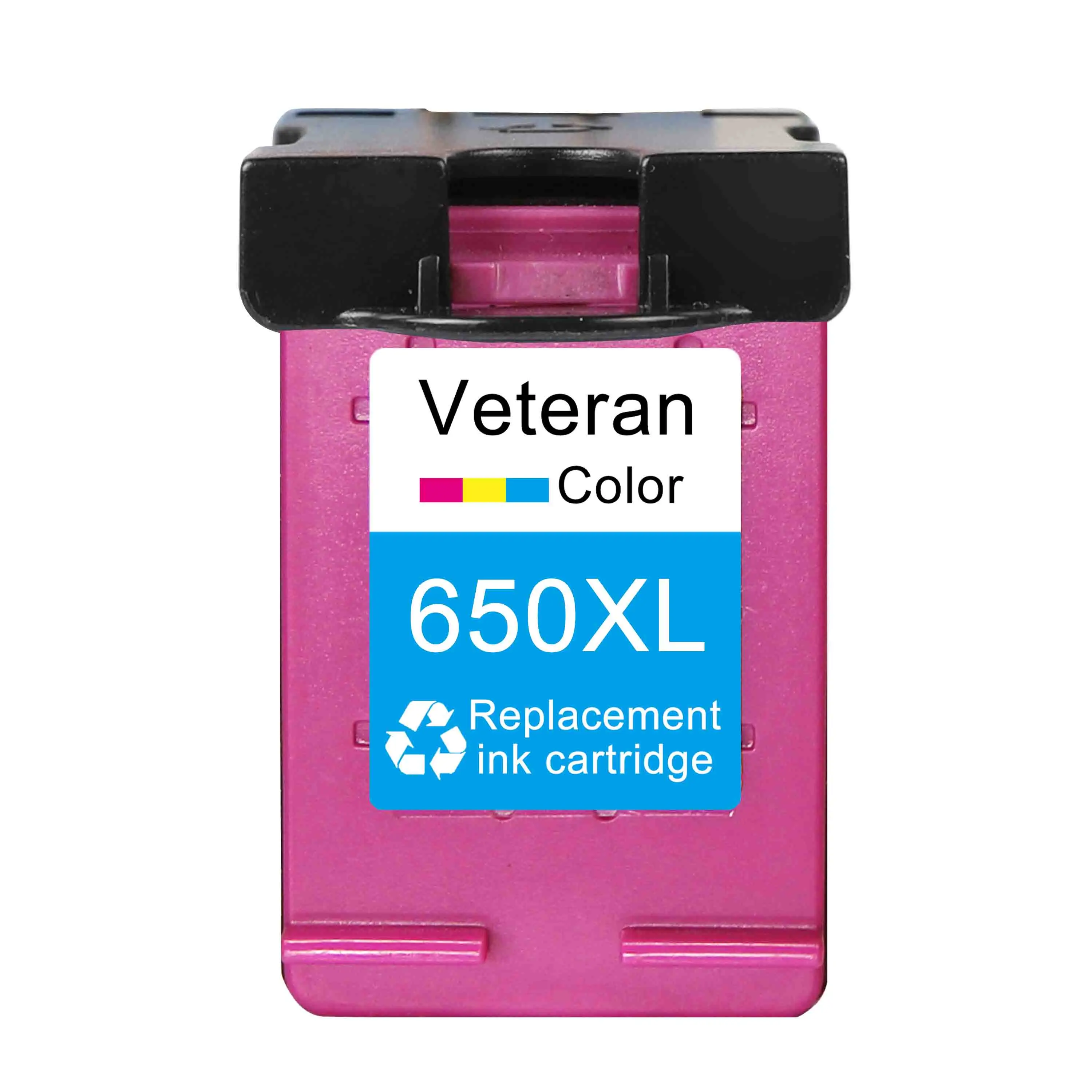 Veteran совместимый цветной картридж 650 XL для замены картриджа Hp Hp650 Deskjet 1015 1515 2515 2545