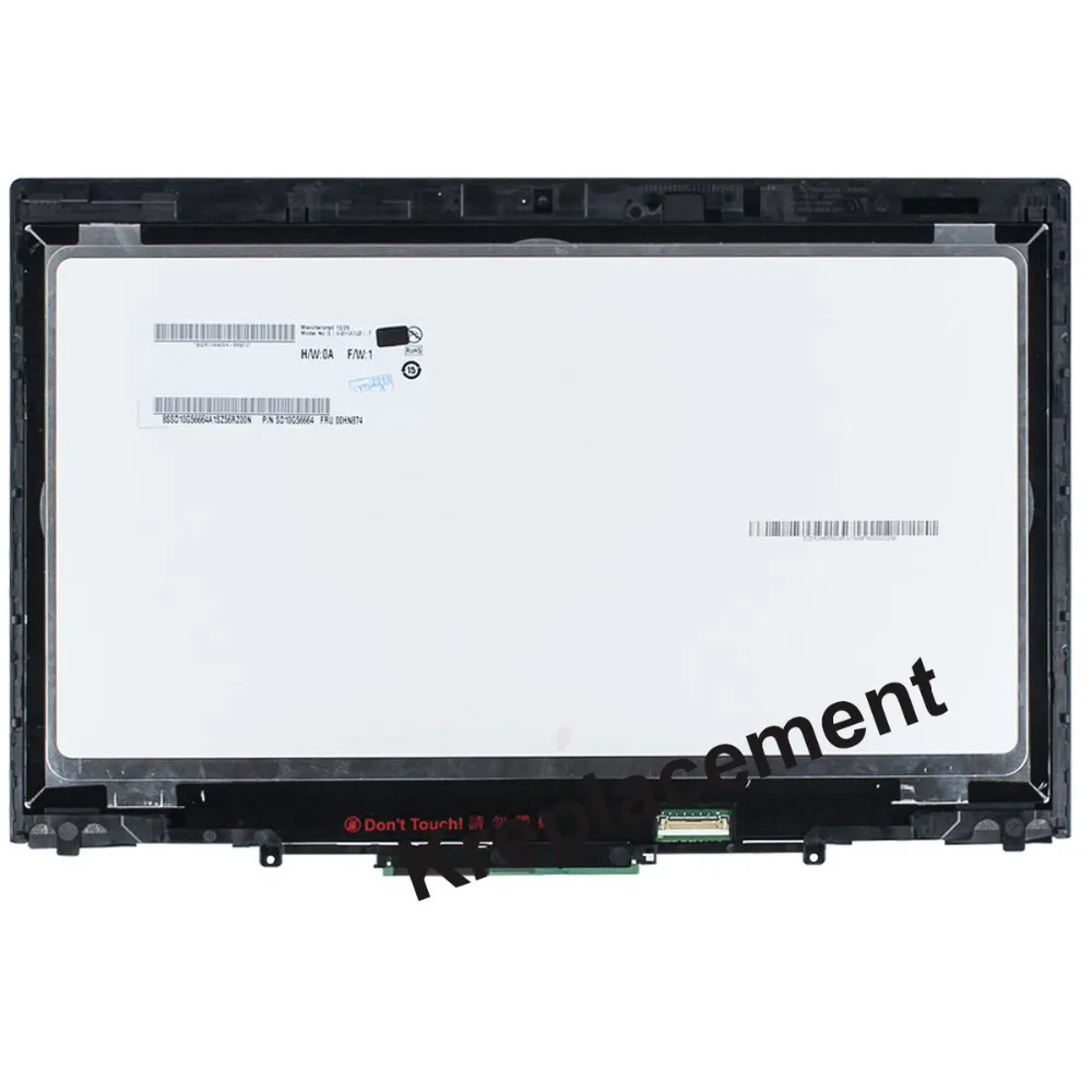 Для lenovo Thinkpad X1 Yoga 1st Gen lcd сенсорный экран дигитайзер стекло в сборе с рамкой 1" FHD 1080P