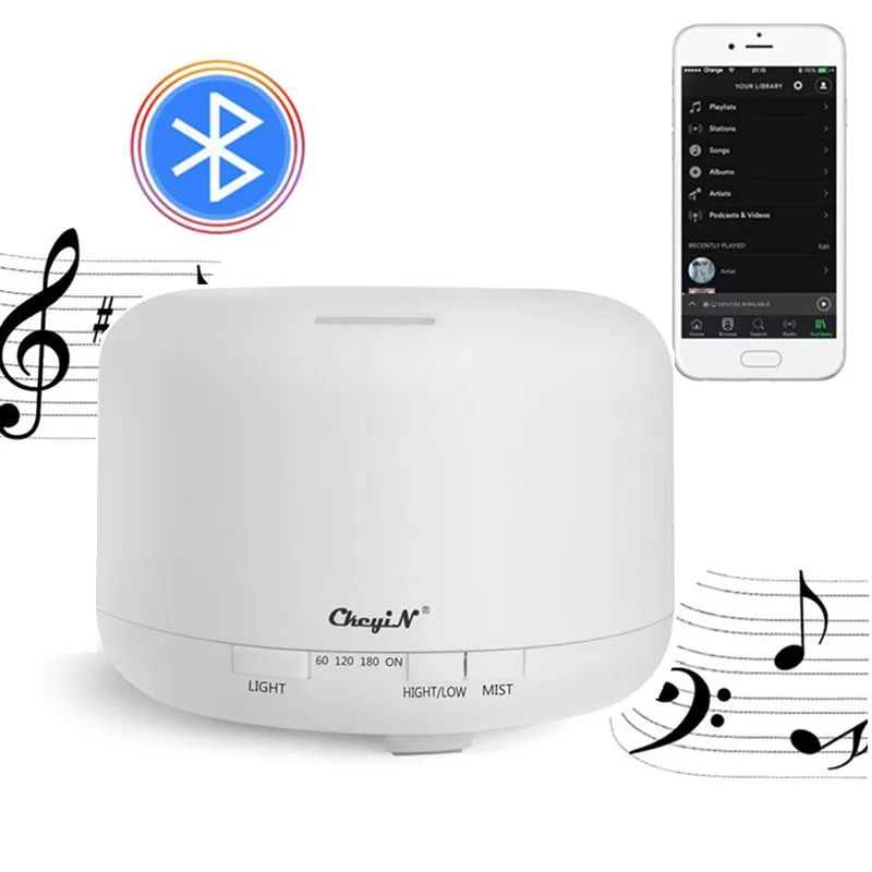 700 мл ароматерапия диффузор ультразвуковой холодный туман увлажнитель Bluetooth