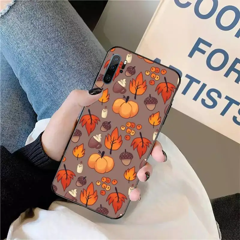 

Pumpkin happy autumn fall Phone Case For Huawei honor Mate P 9 10 20 30 40 Pro 10i 7 8 a x Lite nova 5t