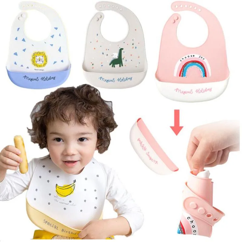 

1 шт., детский непромокаемый нагрудник из силикагеля