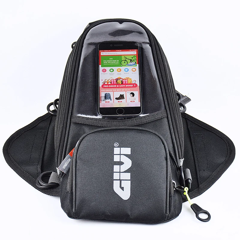 Мотоцикл топлива мешок мобильный телефон навигации бак сумка для Гиви