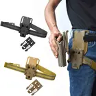 Тактический Пистолет Аксессуары для кобуры QLS, система быстрой фиксации, универсальный охотничий ремень для низкой езды, эластичный ремешок