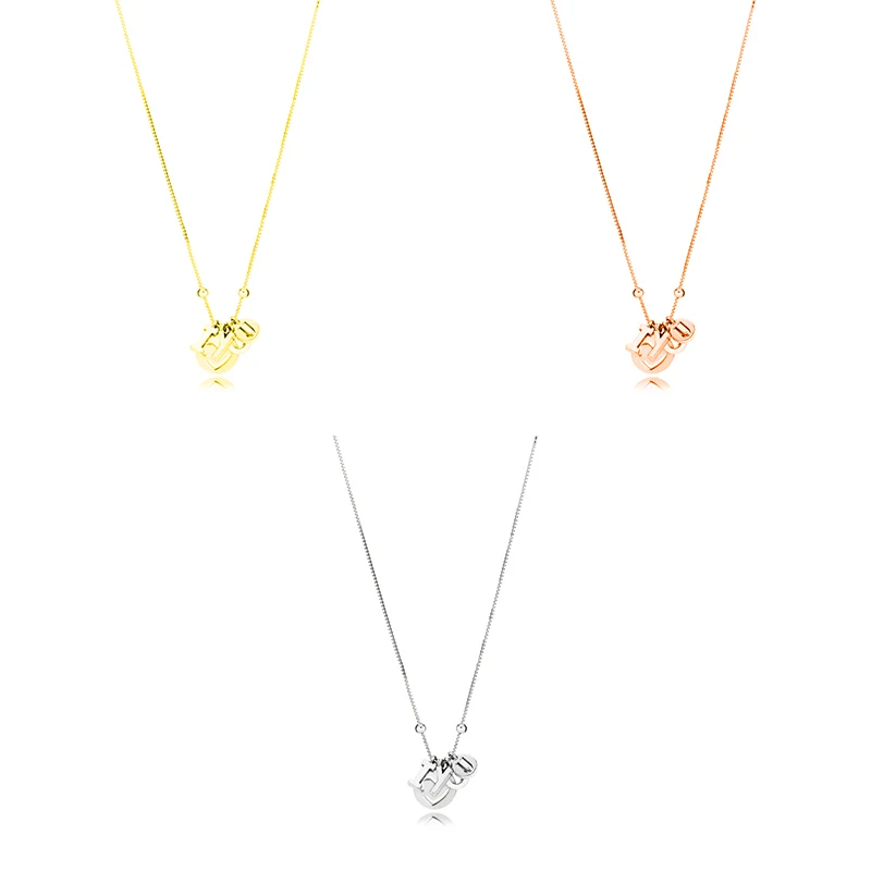 

Best-selling Europe and the United States 3 color Retro ring creative fashion jewelry accessories ladies present Necklace