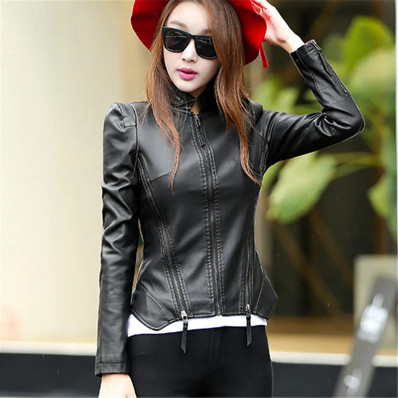 Lucyever модная коллекция 2020 года женская короткая куртка из искусственной кожи