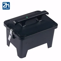 1224 ways black explosion proof socket distribution box industrial portable outdoor socket box rainproof overhaul box