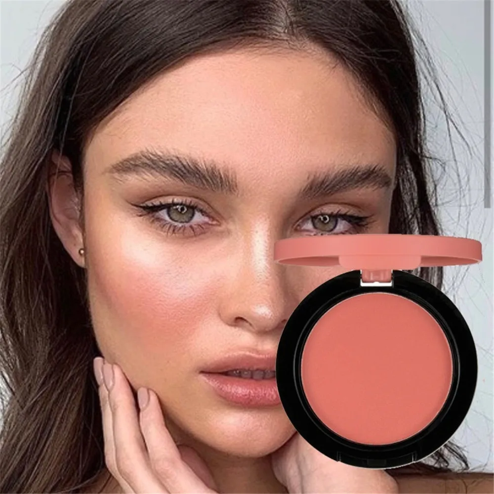 4 цвета румяна для макияжа натуральный Сияющий порошок Длительное Действие