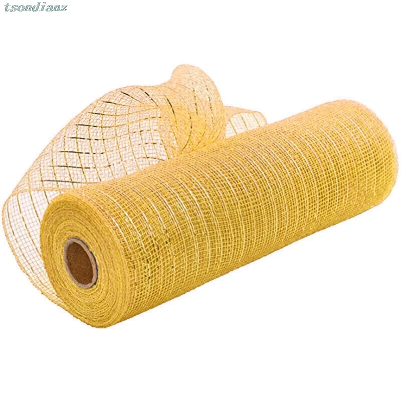 Рождественская декоративная полиэтиленовая сетчатая лента 10 дюймов x 30 футов в