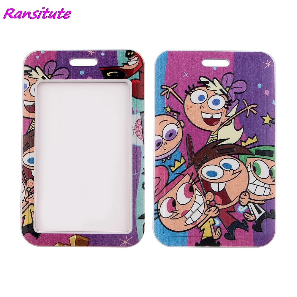 Ransitute R1691 рисунок из мультфильма Креативное ремешок держатель для карт студентов