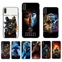 movie mortal kombat poster cover phone case for iphone 12 mini xs 11 pro max shell se 2020 x xr 7 8 plus 6s 6 5 10 unique coque