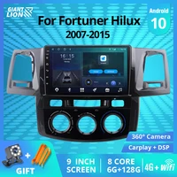 android 10 0 car multimedia player for toyota fortuner hilux 2007 2015 car video players gps navigation dsp stereo receiver igo