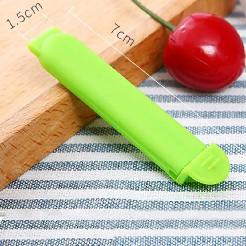 

10pcs Portable Kitchen Storage Bag Food Snack Seal Sealing Bag Clips Sealer Clamp Plastic Food Bag Clip Kitchen Accessories