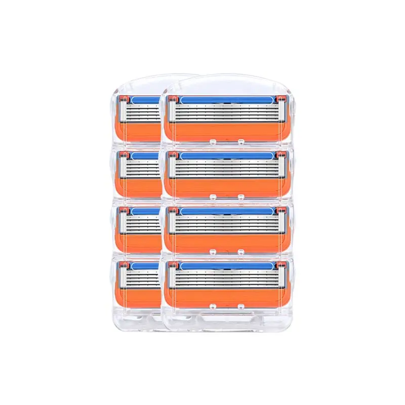 8 шт./компл. сменные лезвия для бритвы Для мужчин 5 слой уход за лицом кассеты