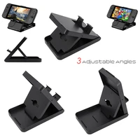 1pc black abs multi angle adjustable anti slip play stand foldable storage holder for nintendo switch ns