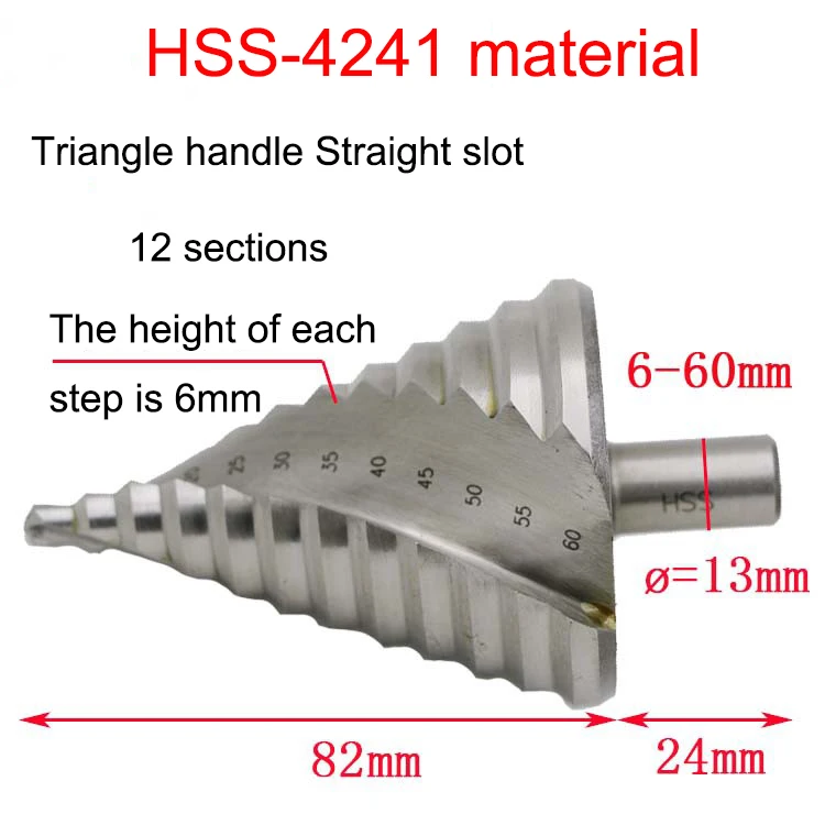 Geoeon ступенчатое сверло деревообрабатывающий инструмент Зенковка для