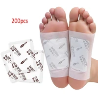 200100pcs patches adhersives gingerwormwood detox foot patches sleep slimming toxin feet pads dispel dampness stick