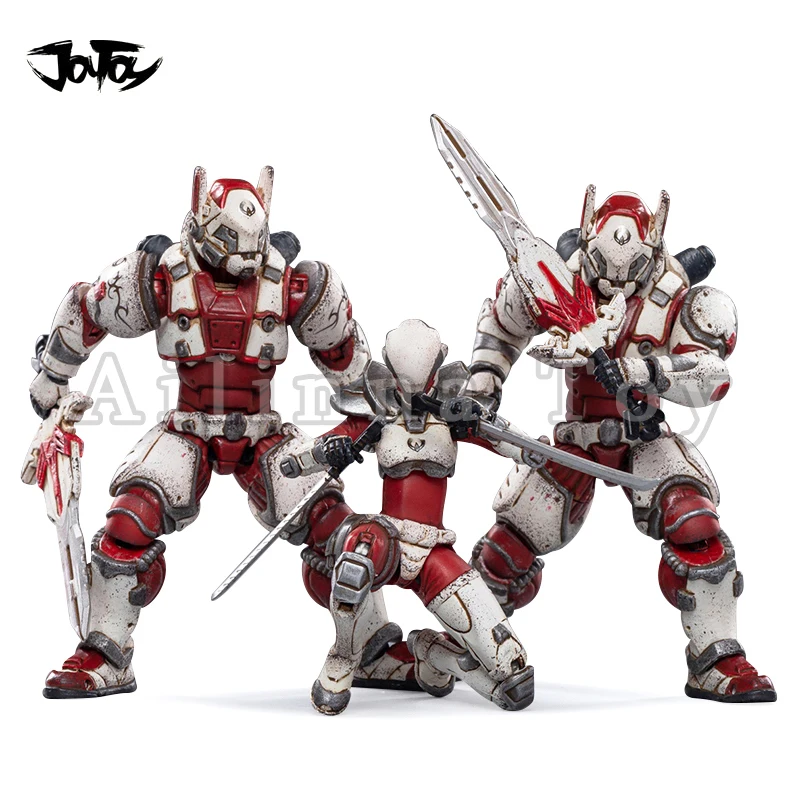 

JOYTOY 1/18 3.75 Action Figure (3PCS/SET) Saluk-White Flame Legion Anime Collection Model Toy For Gift Free Shipping