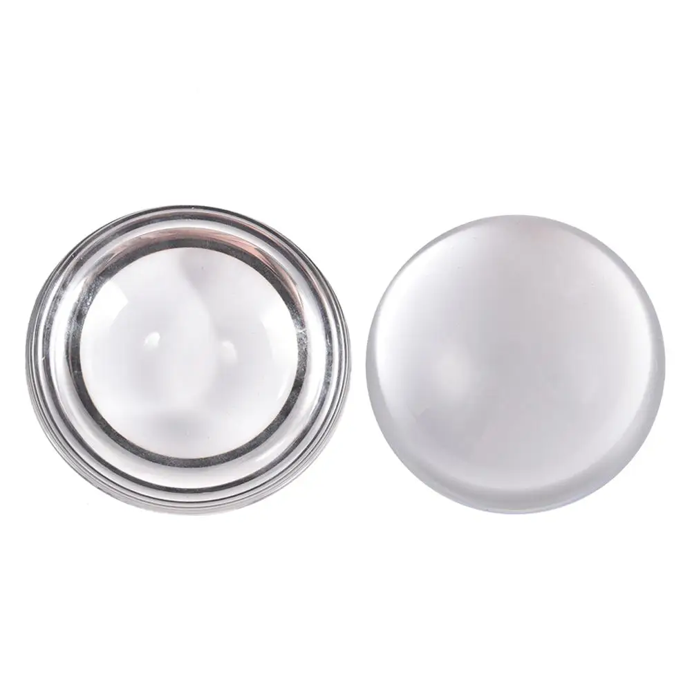 Увеличительное стекло пресс папье Купольные лупы полухрустальный шар 80 мм