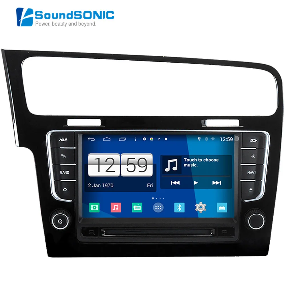 Автомагнитола RoverOne с Android 4 головное устройство для Volkswagen Golf 7 MK7 DVD GPS навигатор