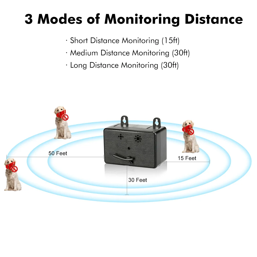 Высокое мини наружное устройство против лая ультра звуковая Собака Кора