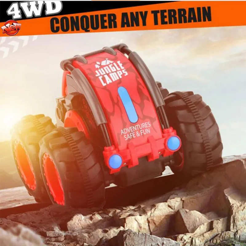 

Remoto Control Double Side Stunt Car 4WD RC Car Remote Control Car Toy 360 Degree Rotary Dumper Stunt Amphibious Off-Road Car