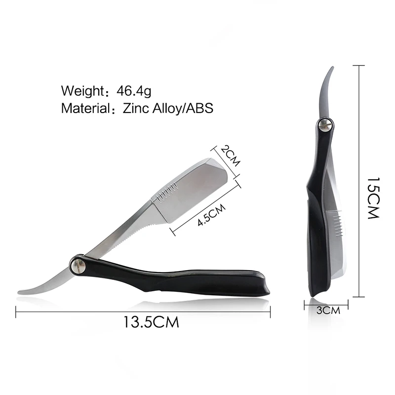 Мужская бритва инструменты для парикмахеров цинковый сплав складной ручной нож