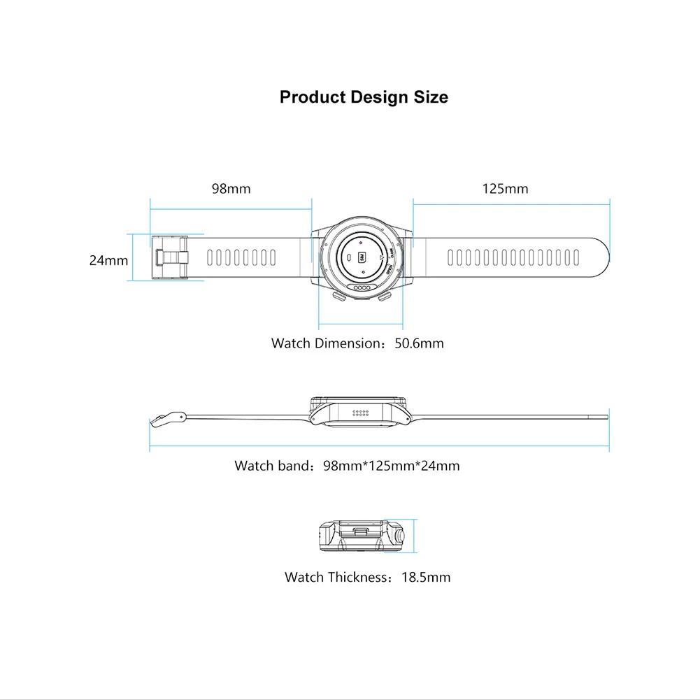 4G LTE Смарт-часы с сенсорным экраном и слотом для SIM-карты | Электроника