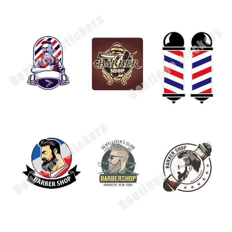 Наклейка для парикмахерской с защитой от царапин водостойкая на заказ Лидер