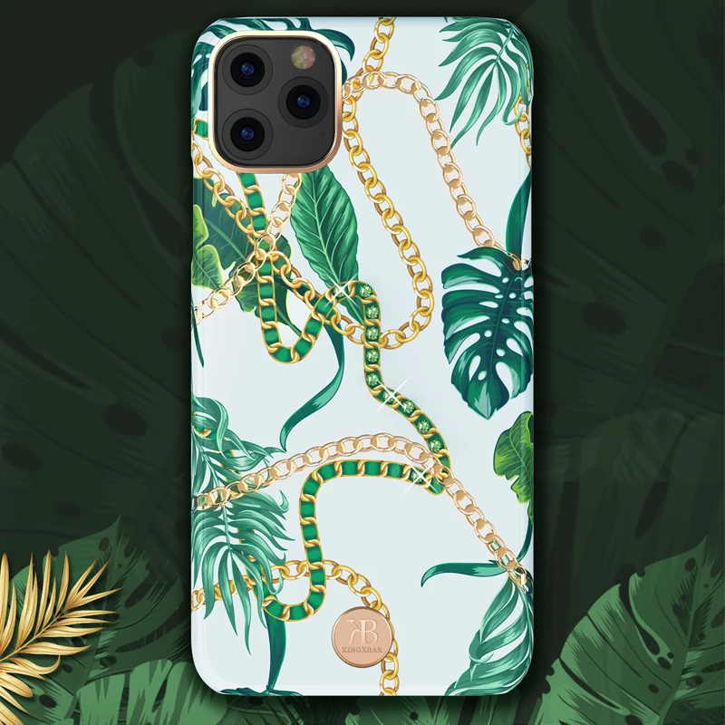 Kingxbar бабочка цветок алмаз чехол для iPhone 11/11 Pro/11 Pro Max задняя крышка Кристалл Стразы жесткий чехол для телефона для женщины