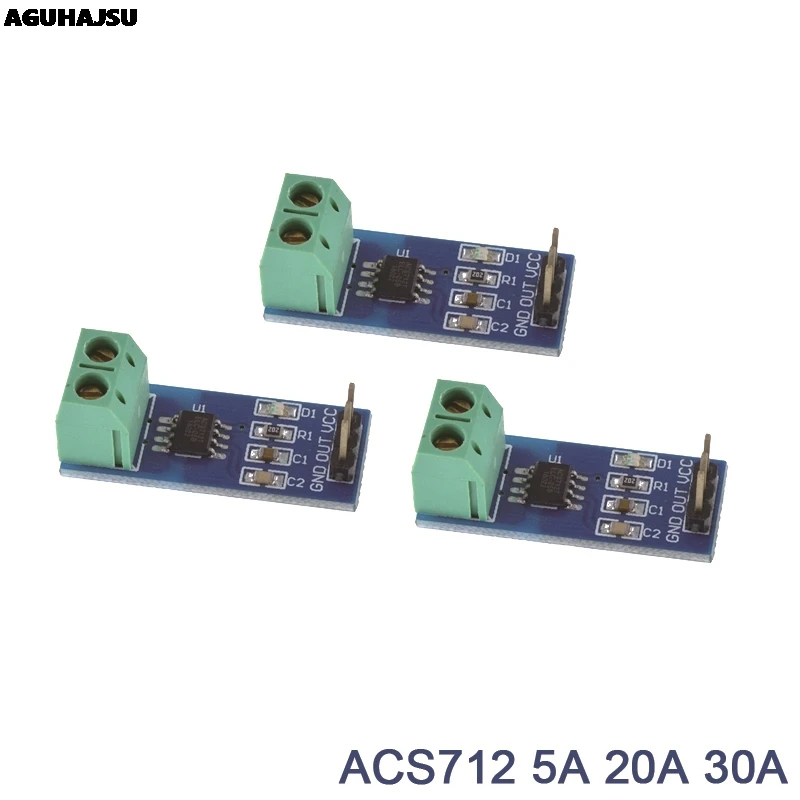Модуль датчика тока Холла ACS712 5A 20A 30A модуль для Arduino горячая