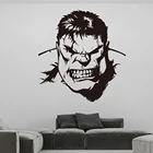 Съемный Виниловый постер Marvel Мстители Халк, декор для гостиной, домашний декор, наклейка на стену для детской комнаты с супергероями Z28