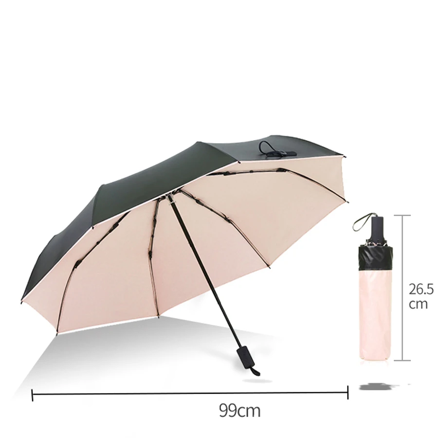 Женский зонт от солнца пляжный дождя с защитой ветра | Дом и сад