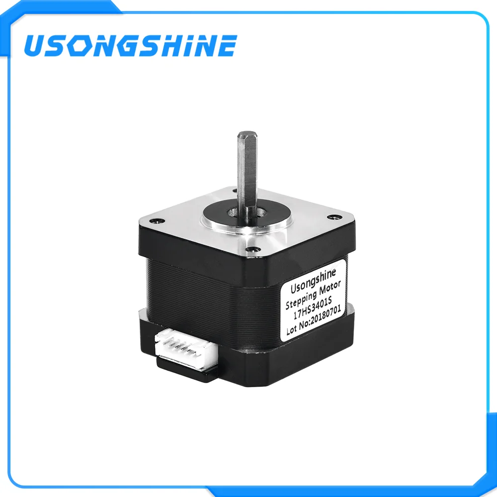 

5pcs/lot 17HS3401S Nema 17 3401 Stepper Motor 4-lead 42 motor 42BYGH 1.3A for CNC Laser and 3D printer CE ROSH ISO