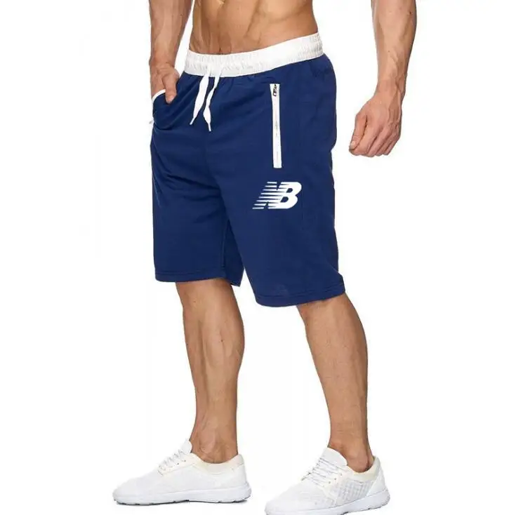 

New men's loose shorts gym NB brand men's sports running fitness beach basketball jogging men's Shorts Large
