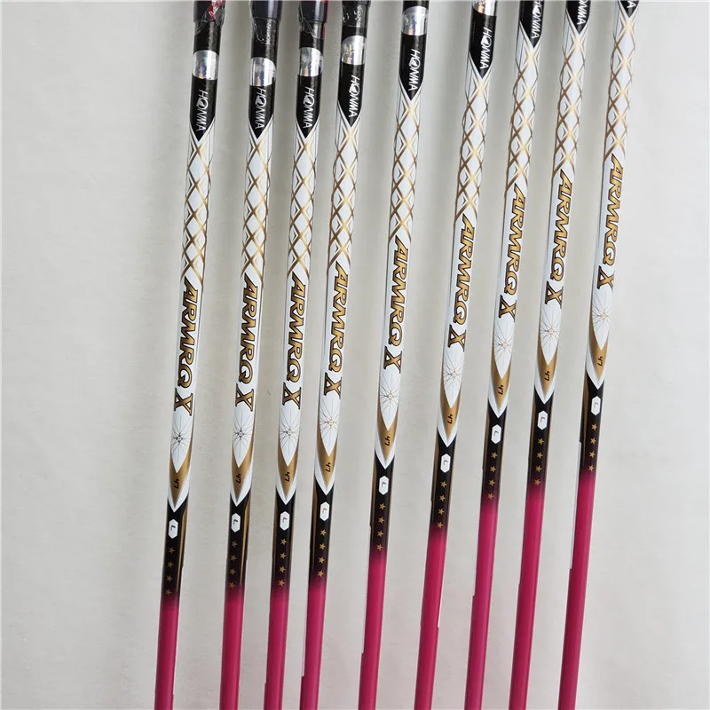 

Pink Department HONMA s-06 4 star women golf irons set 5-11AW.SW graphite L flex with head cover