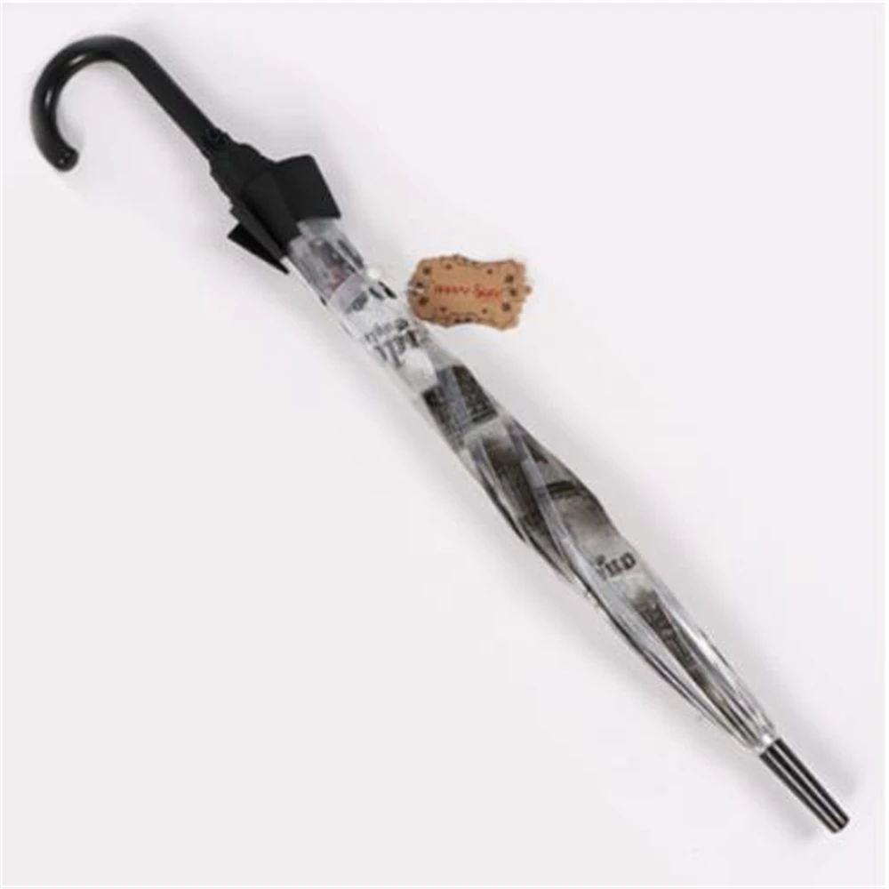 Прозрачный зонт SHOWERSMILE British London Guard для женщин автоматический прозрачный с