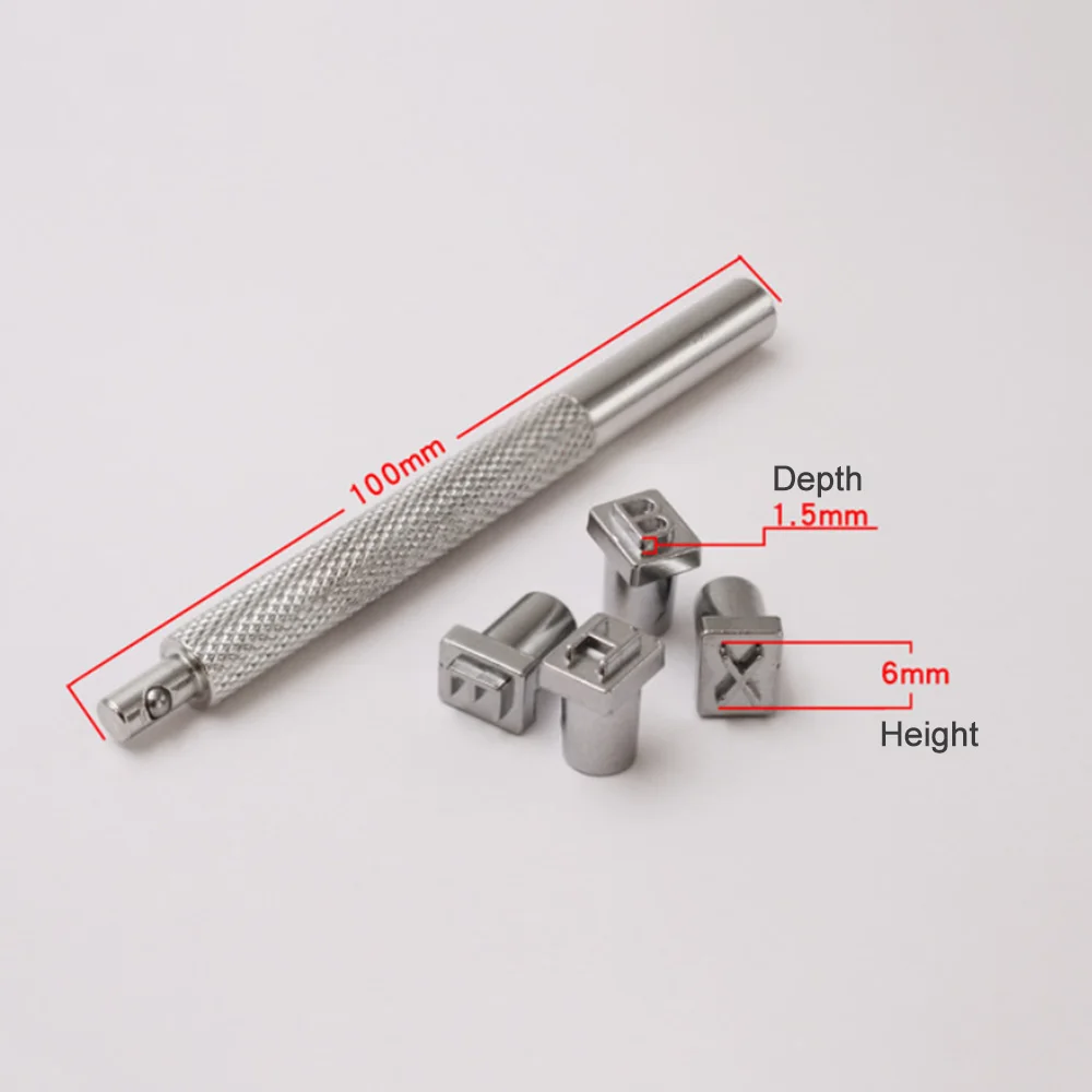 Стальной Штамповочный Инструмент для тиснения 36 шт. инструменты резьбы по коже