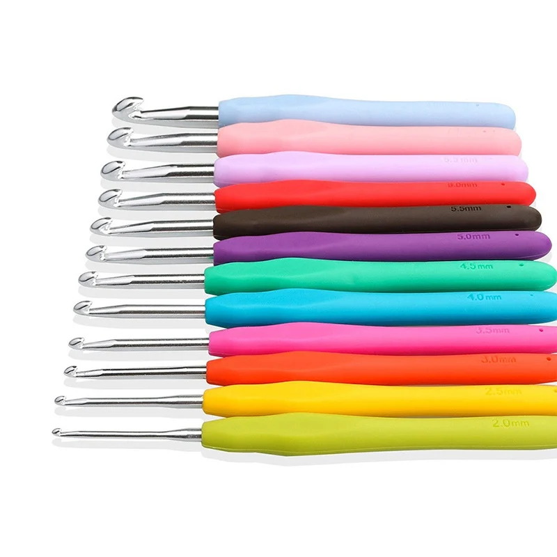 Спицы Трикотажные 12 размеров эргономичные с мягкими ручками|Вязание| |